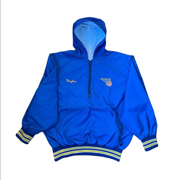Game Sportswear Varsity Half- Zip Size-S Blue Basketball Hoodie - Picture 4 of 7